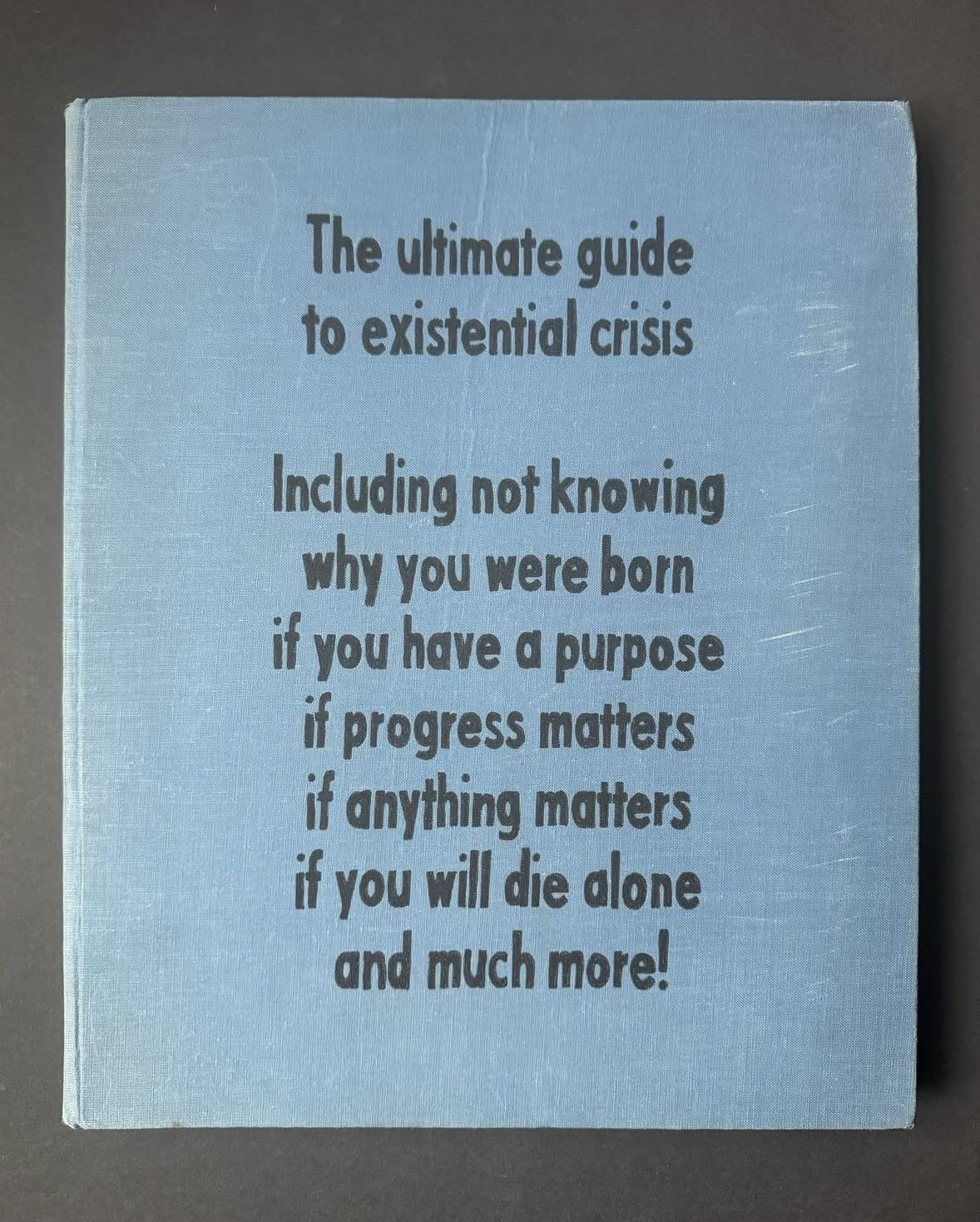 Johan Deckmann - Existential Crisis, 2025, Acrylic on Book
