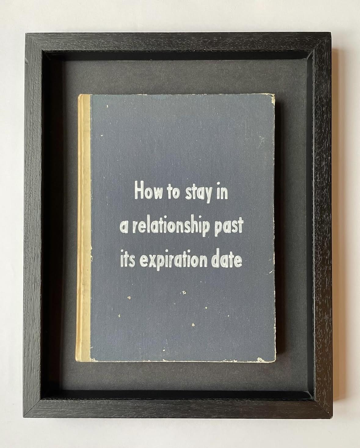 Johan Deckmann - Expiration, 2025, Acrylic on book
