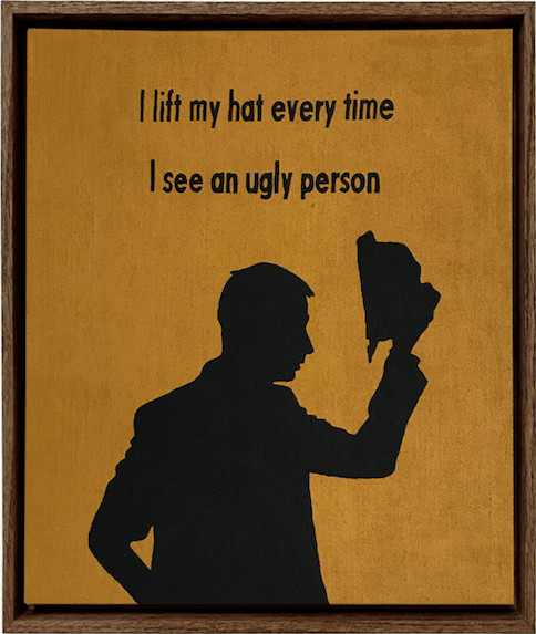 Johan Deckmann - I Lift My Hat, 2018, Acrylic on canvas