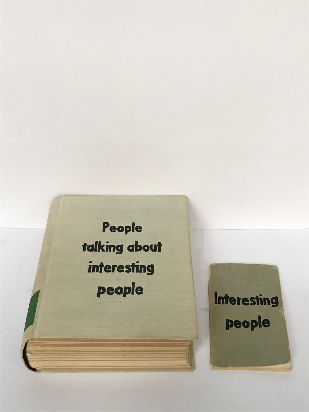 Johan Deckmann - Interesting People, 2020, Acrylic on book