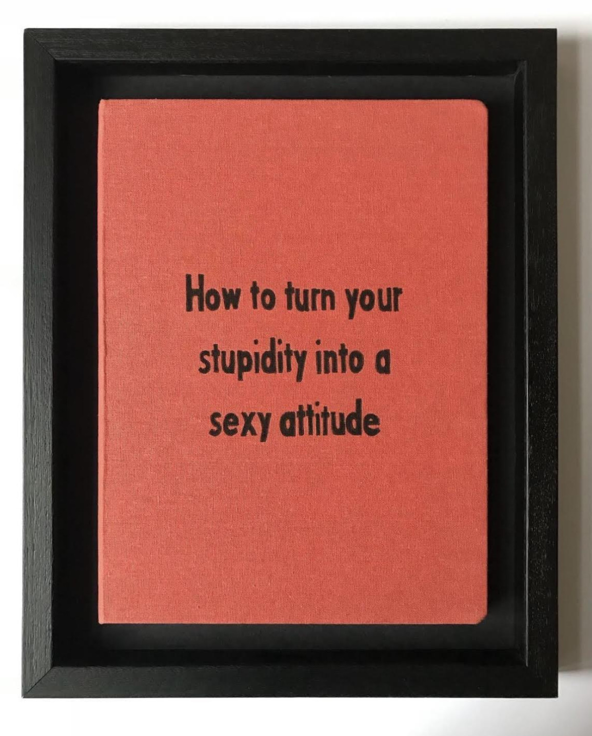 Johan Deckmann - Sexy Attitude, 2025, Acrylic on repurposed book