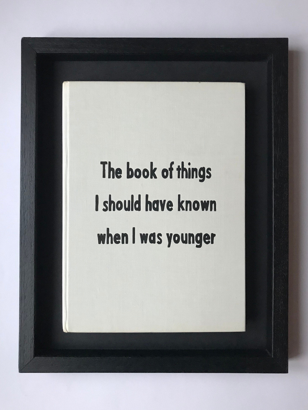 Johan Deckmann - When I Was Younger, 2020, Acrylic on book