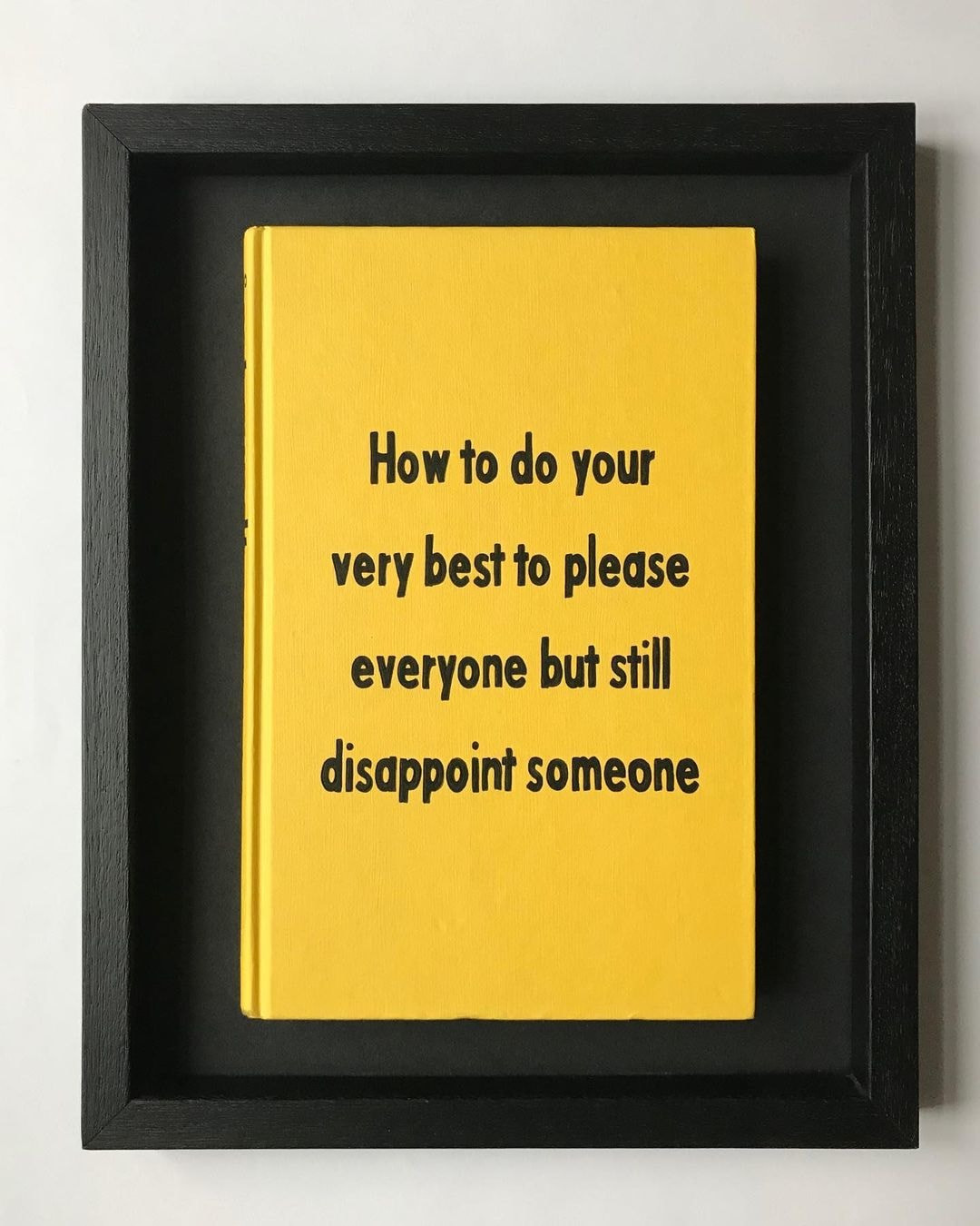 Johan Deckmann - Your Very Best, 2021, Acrylic paint on repurposed book