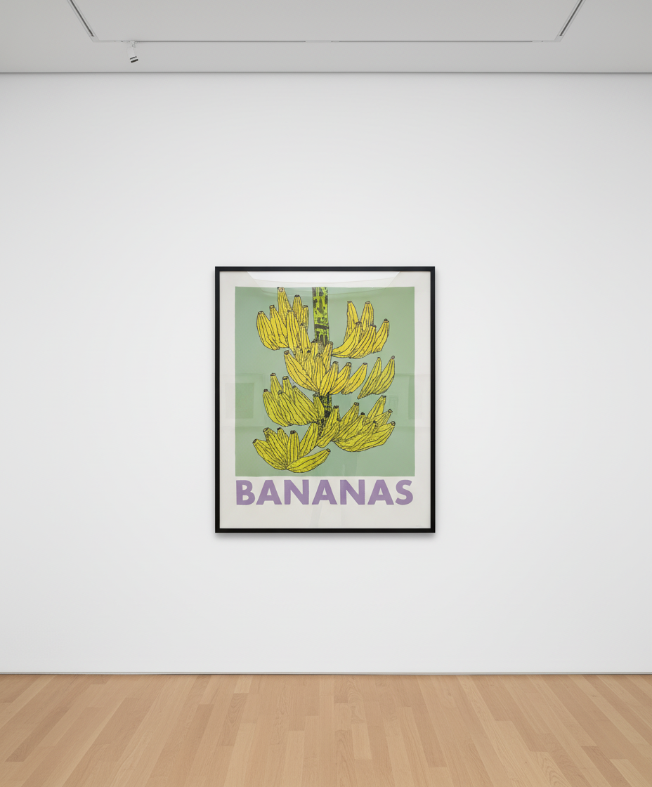 BANANA J. 2018 木版画 Bananas Edition of 200 (2021) — Jonas Wood | Guy Hepner