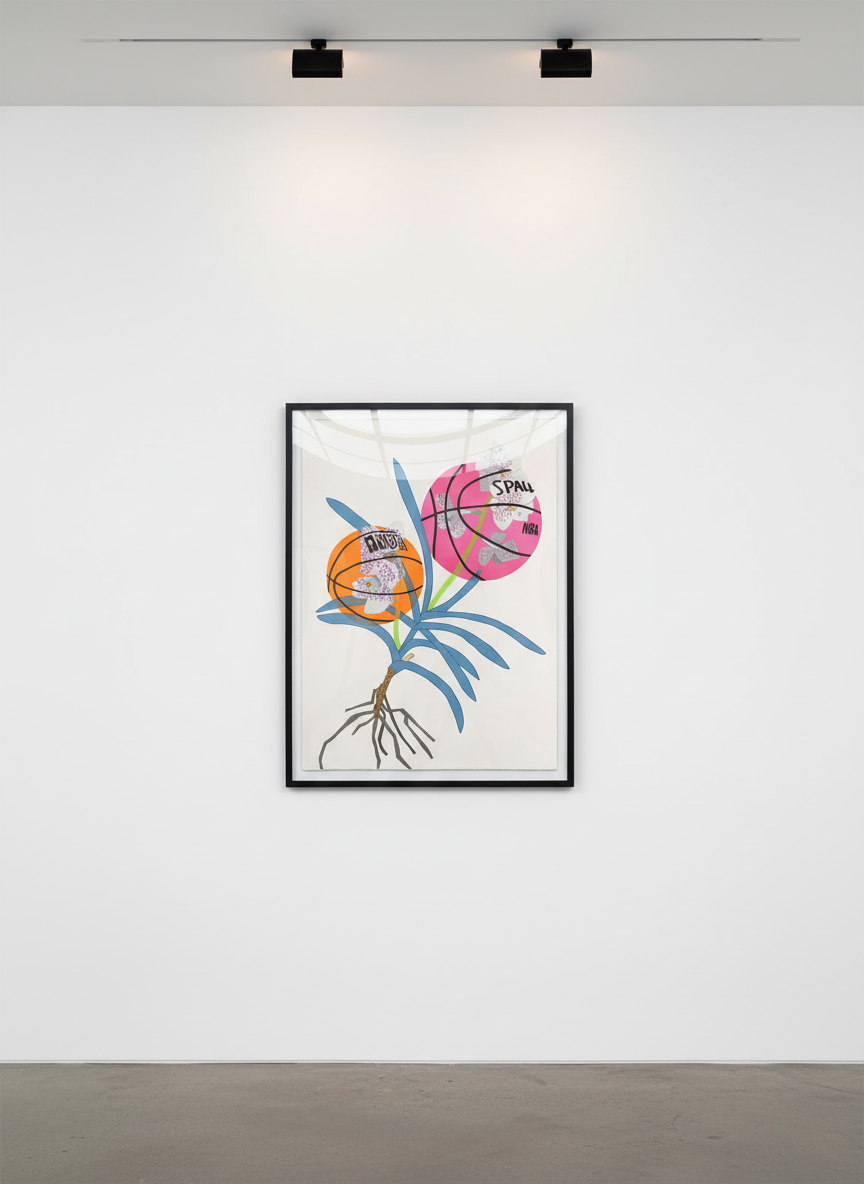 Double Basketball Orchid 2… — Jonas Wood | Guy Hepner