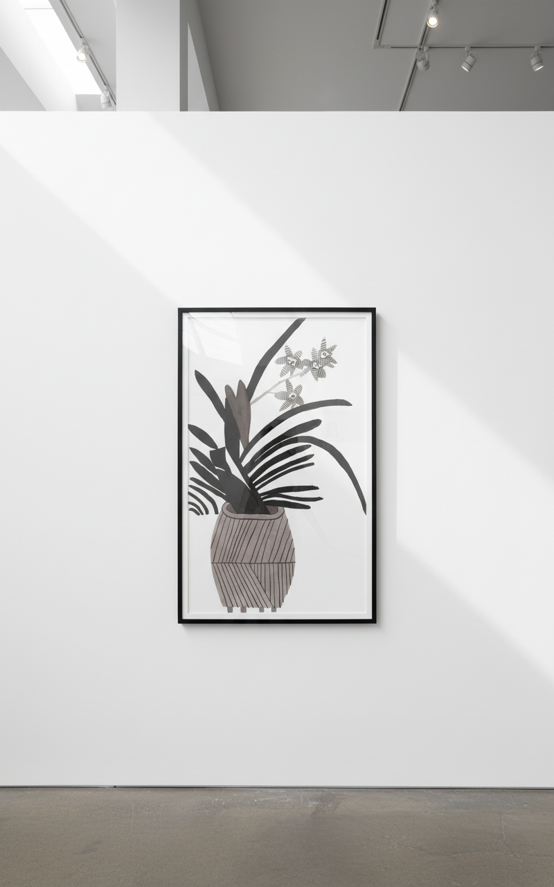 Untitled (black and grey) — Jonas Wood | Guy Hepner