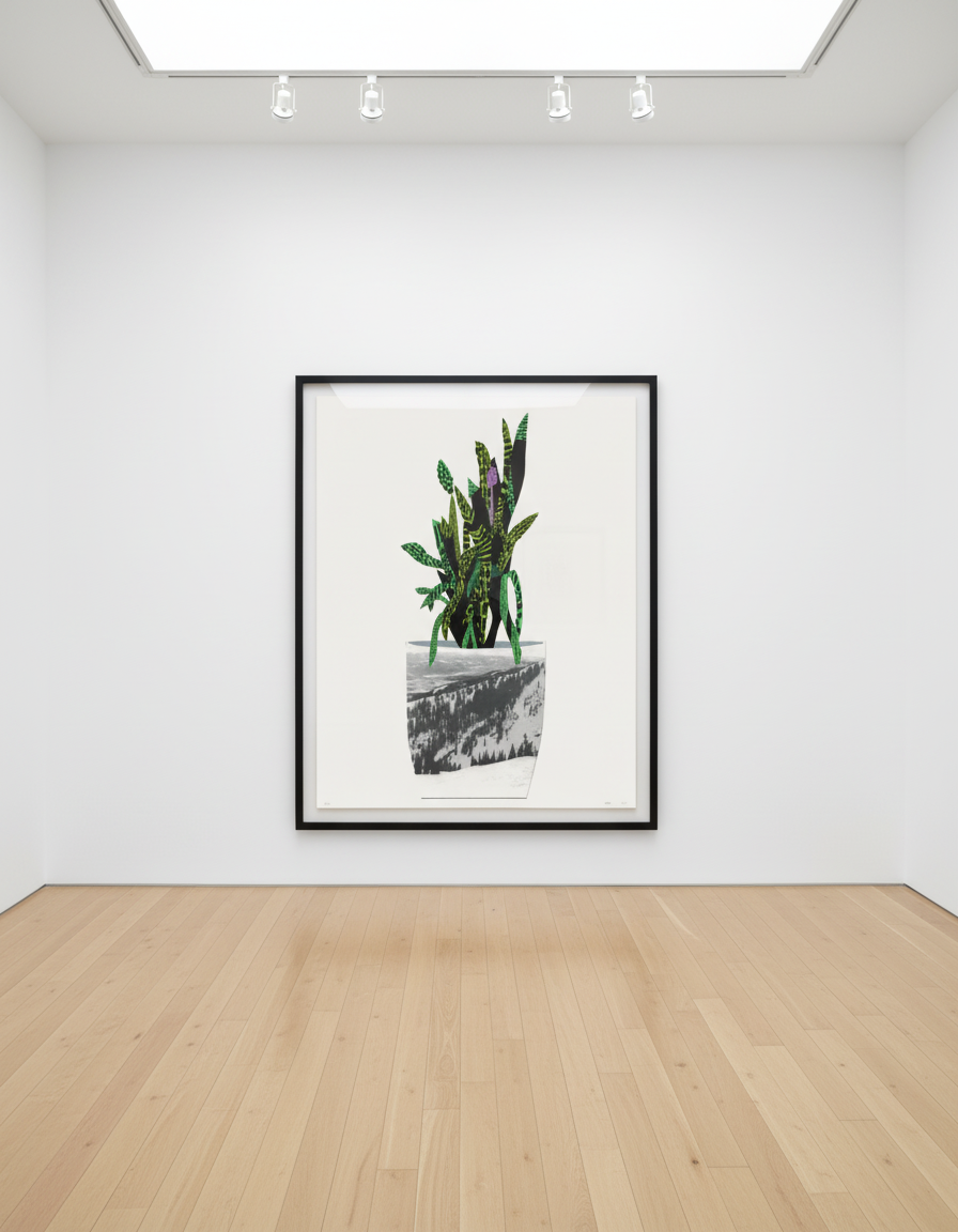 Untitled (green) Edition of 50 (2014) — Jonas Wood | Guy Hepner