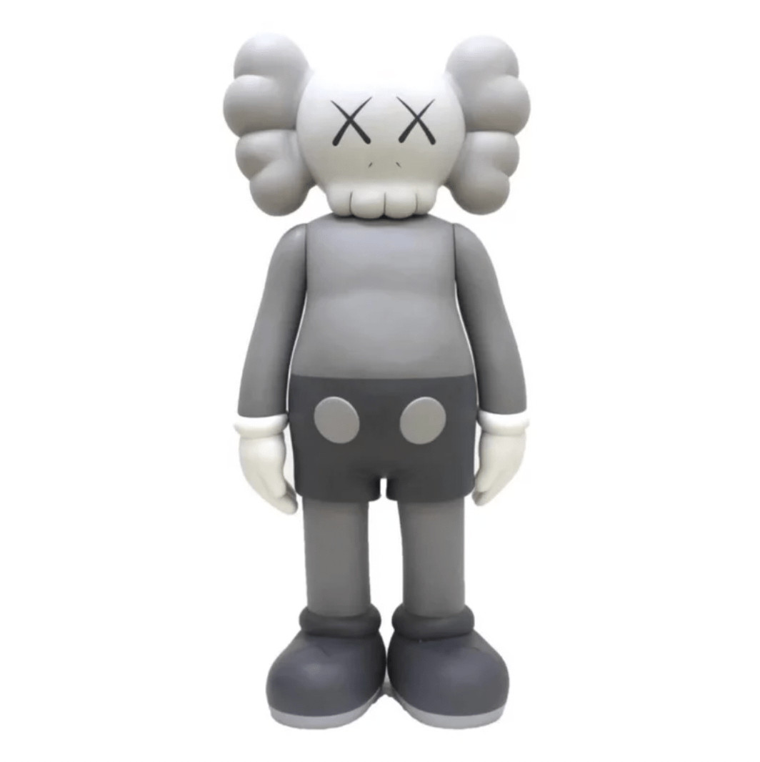 kaws 4 ft companion grey flat
