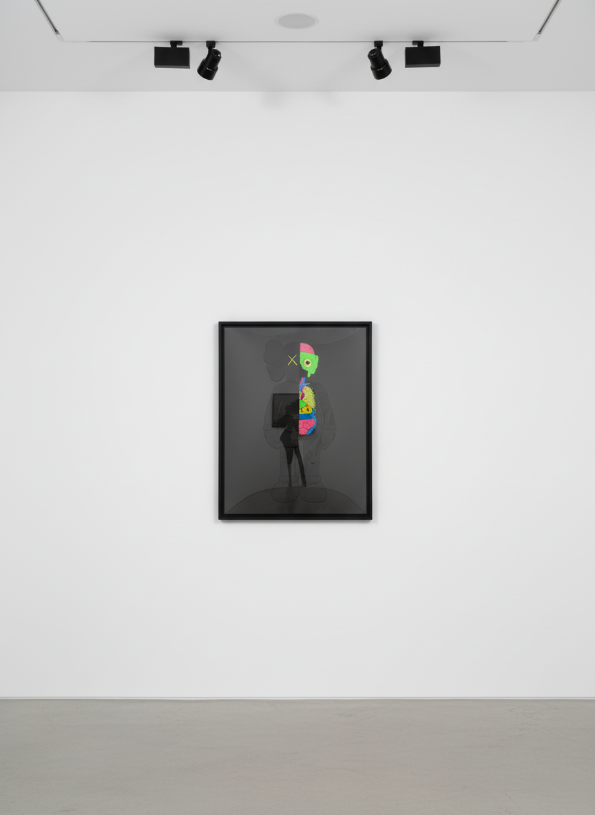 Black Dissected Companion Print