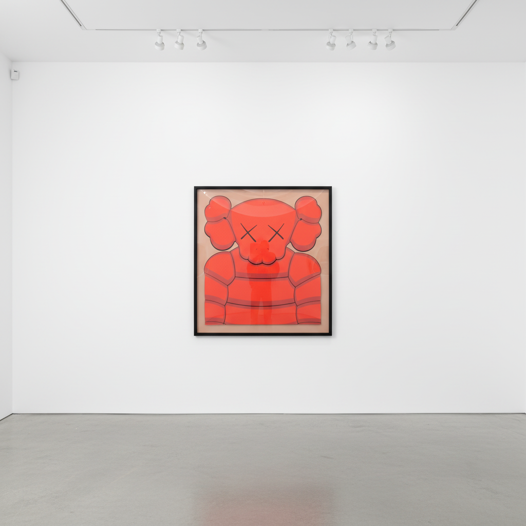KAWS - WHAT PARTY (orange), 2020 | Guy Hepner
