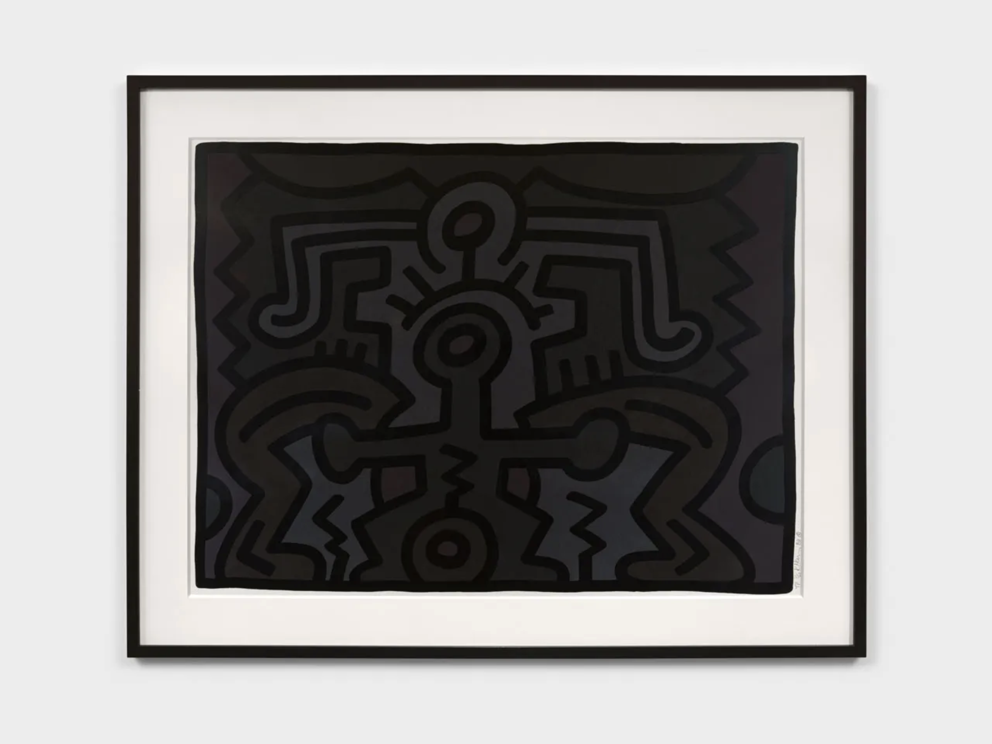 Keith Haring - Growing Suite 2, 1988, Screen print on Lenox Museum board