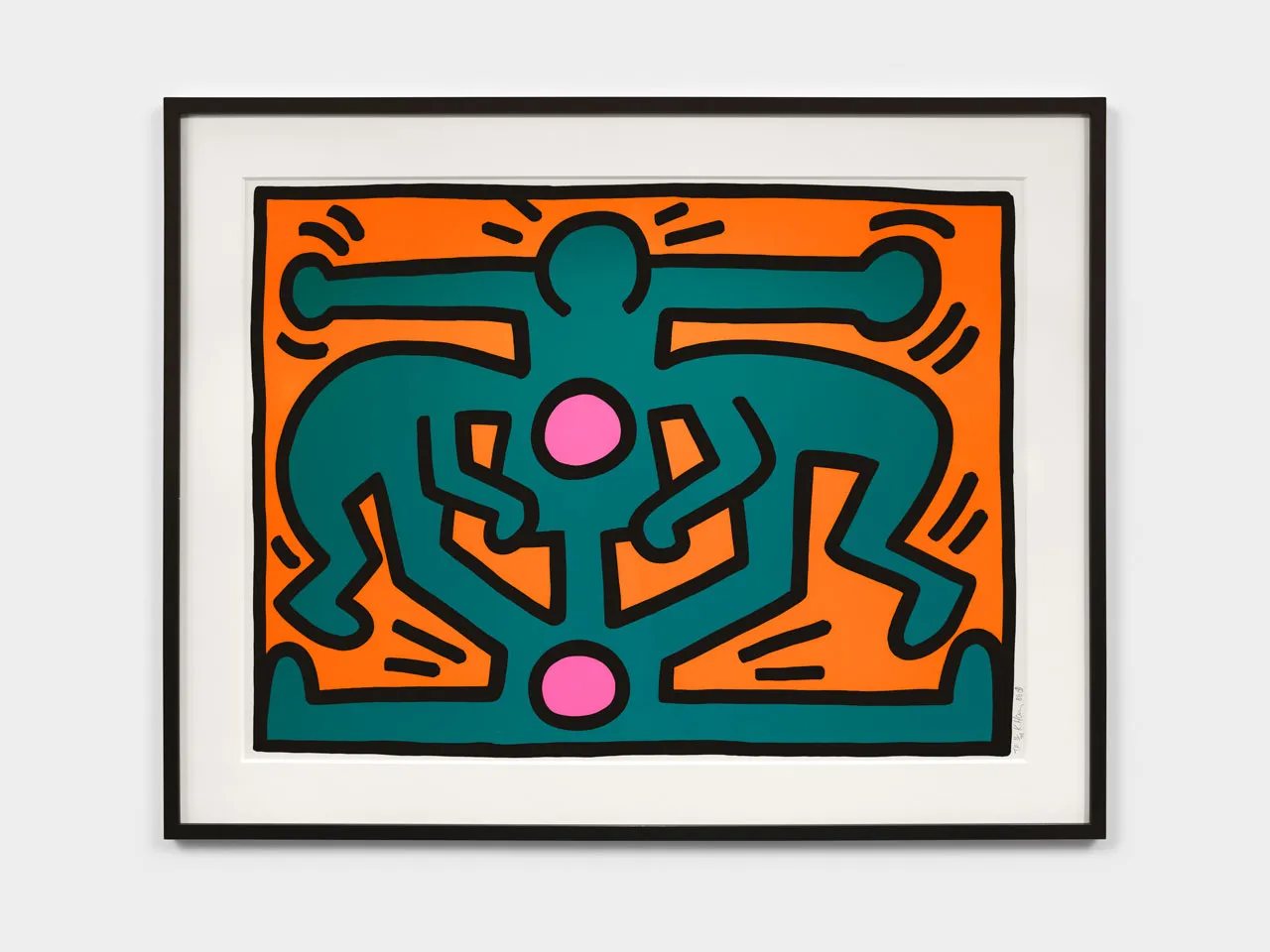 Keith Haring - Growing Suite 3, 1988, Screen print on Lenox Museum board