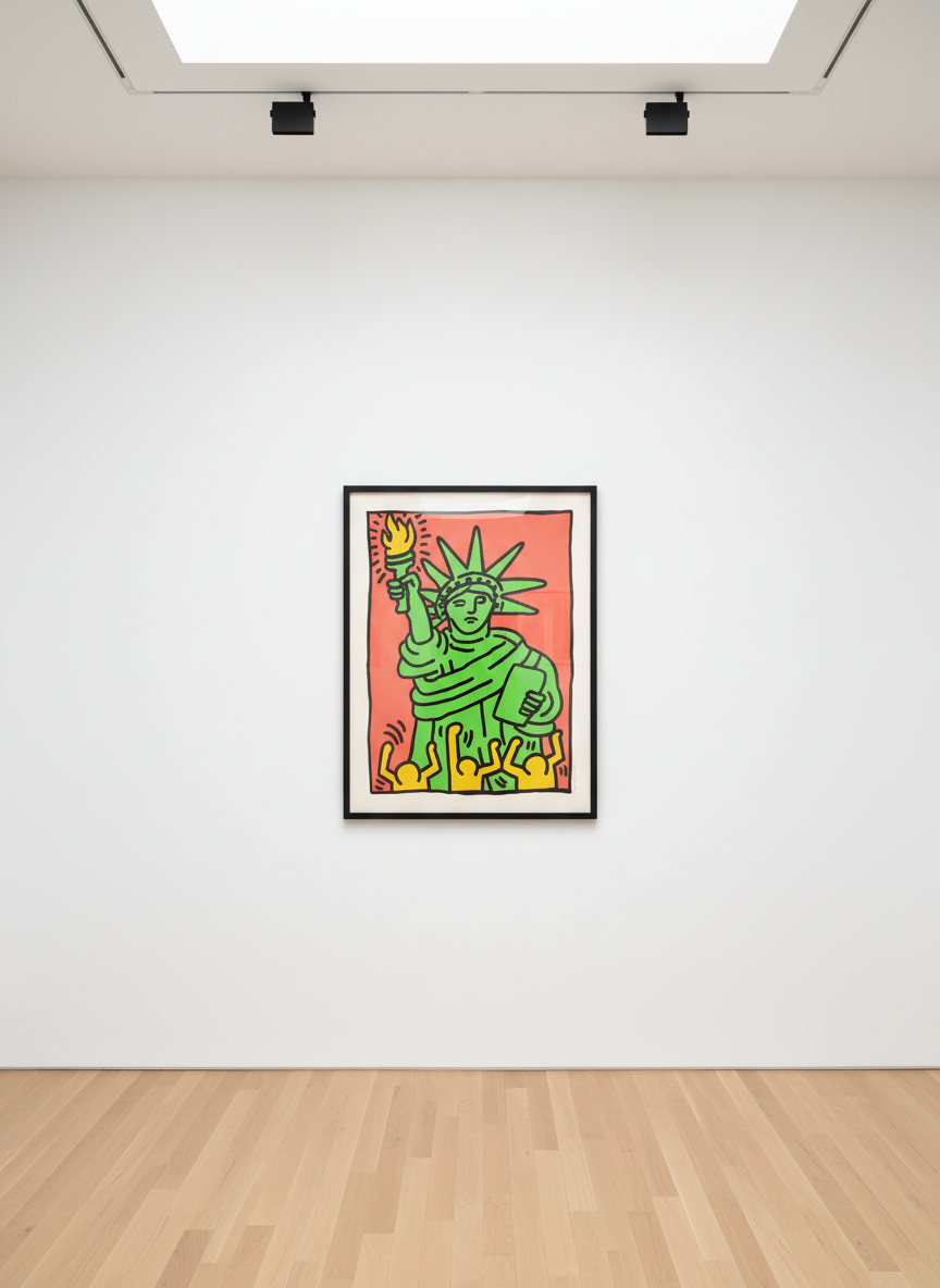 Statue of Liberty (Littmann PP. 63) — Keith Haring