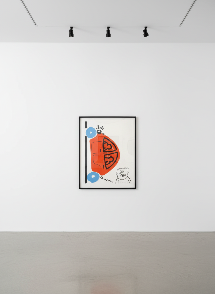 The Story of Red and Blue… — Keith Haring | Guy Hepner