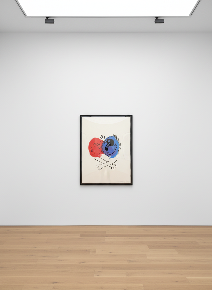 The Story of Red and Blue 8… — Keith Haring | Guy Hepner