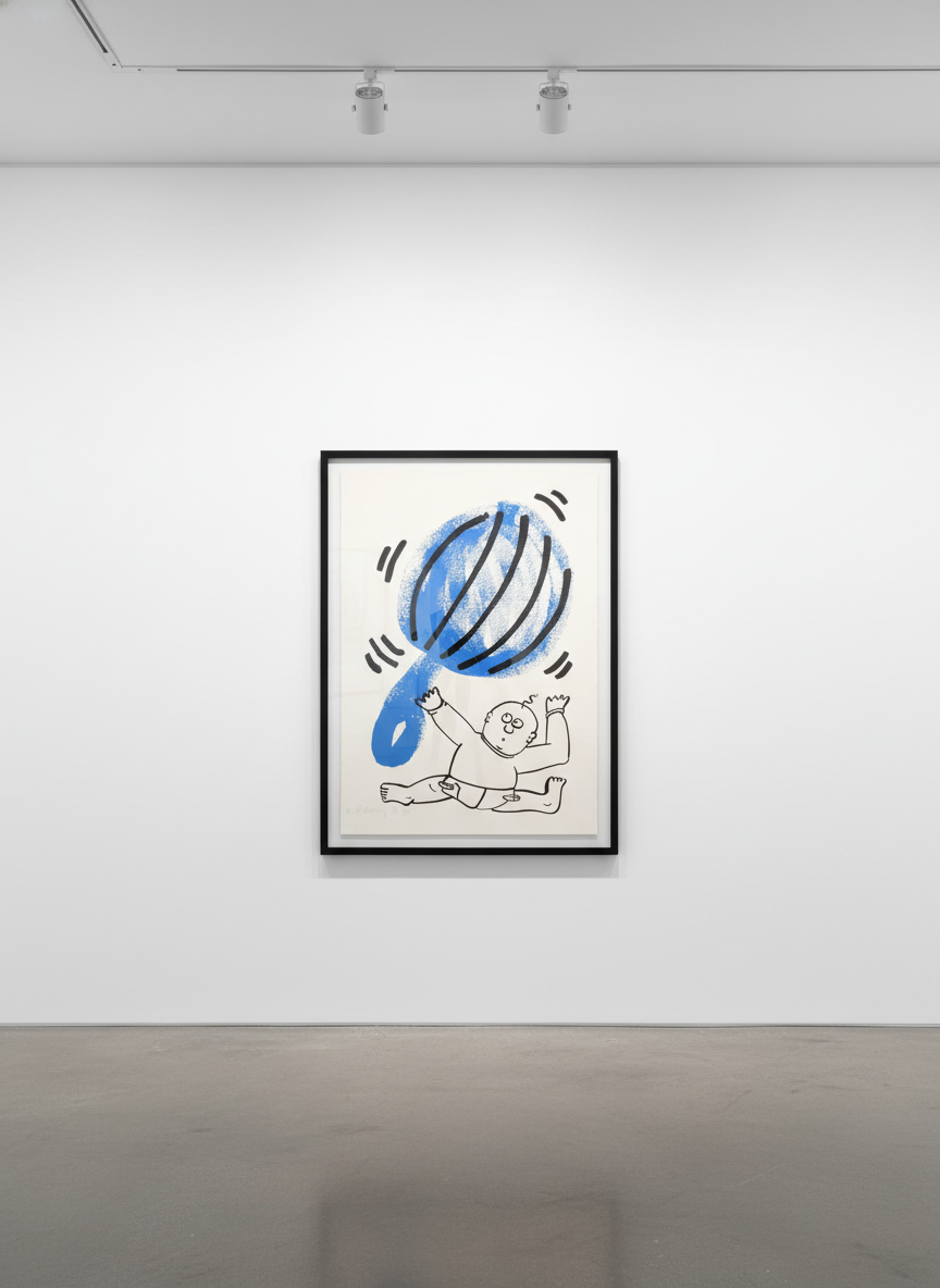 The Story of Red and Blue 2… — Keith Haring | Guy Hepner