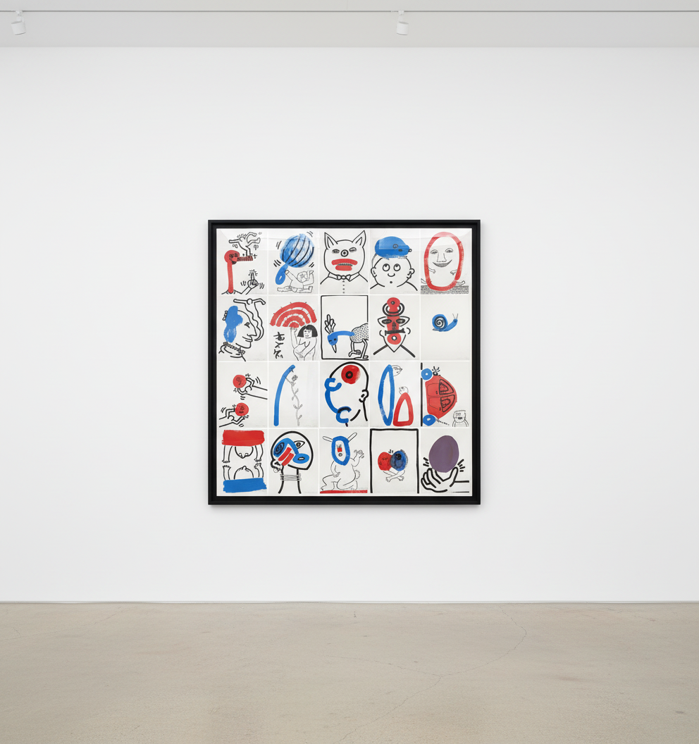 The Story of Red and Blue… — Keith Haring | Guy Hepner