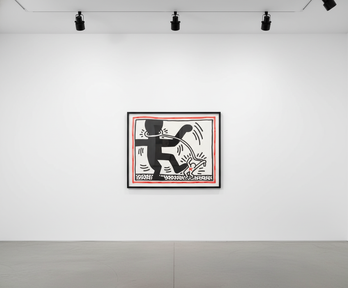 Untitled 2 (Free South Africa)… — Keith Haring | Guy Hepner