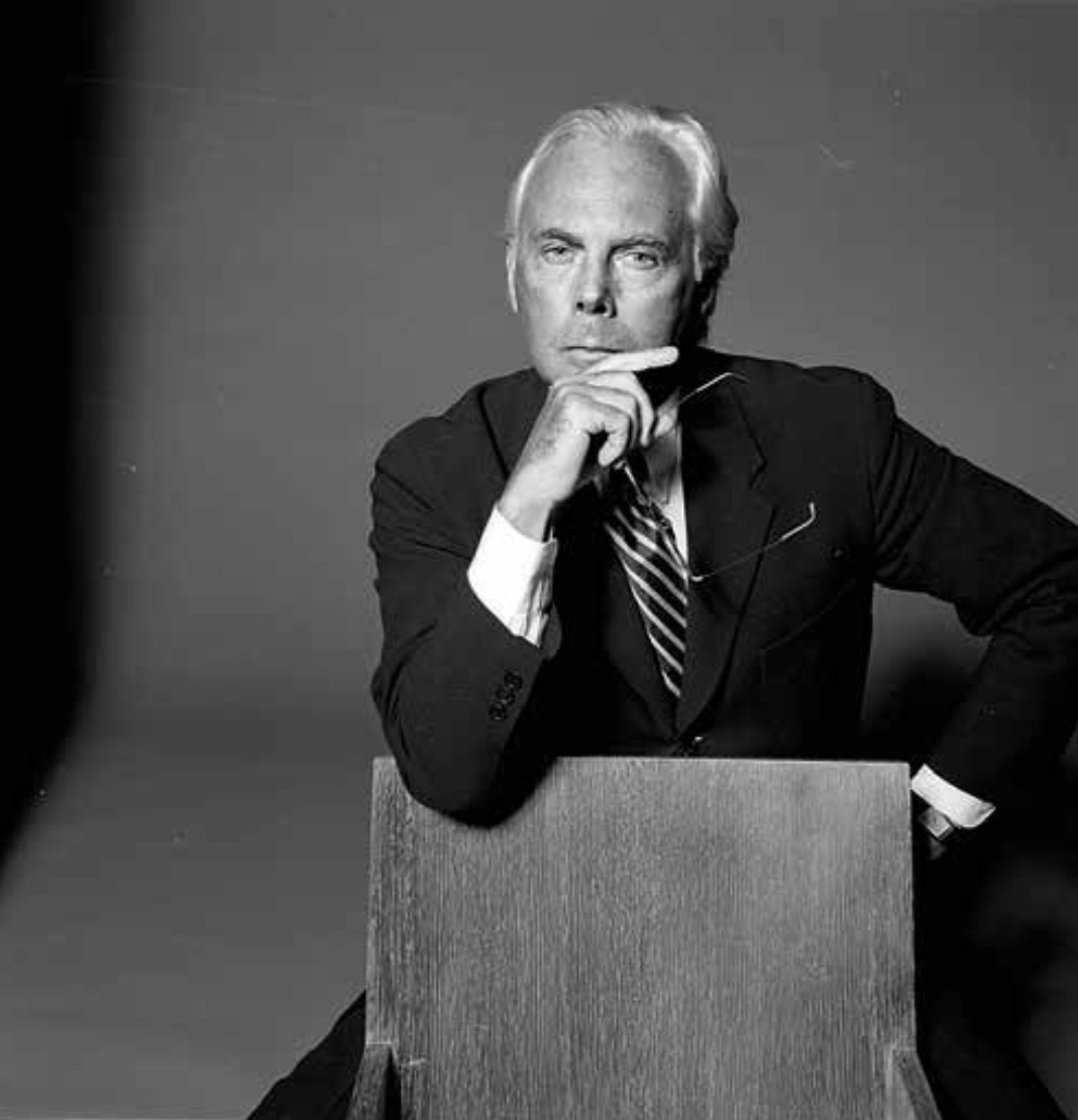 Giorgio Armani, W… — Michel Comte · Fashion Icons | Guy Hepner