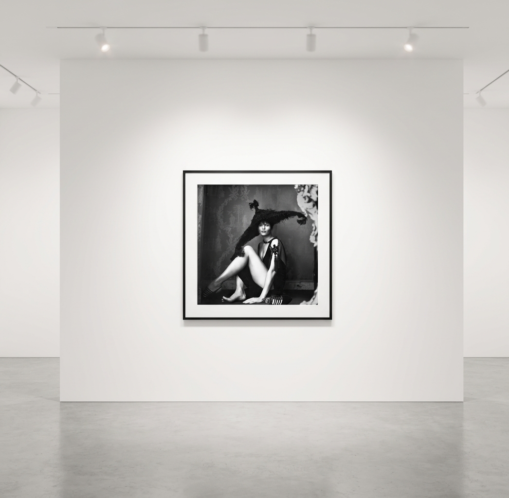 Michel Comte - Helena Christensen Sitting, 1995, Digital c print