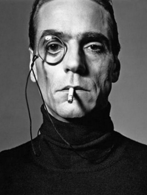 Jeremy Irons with Monocle