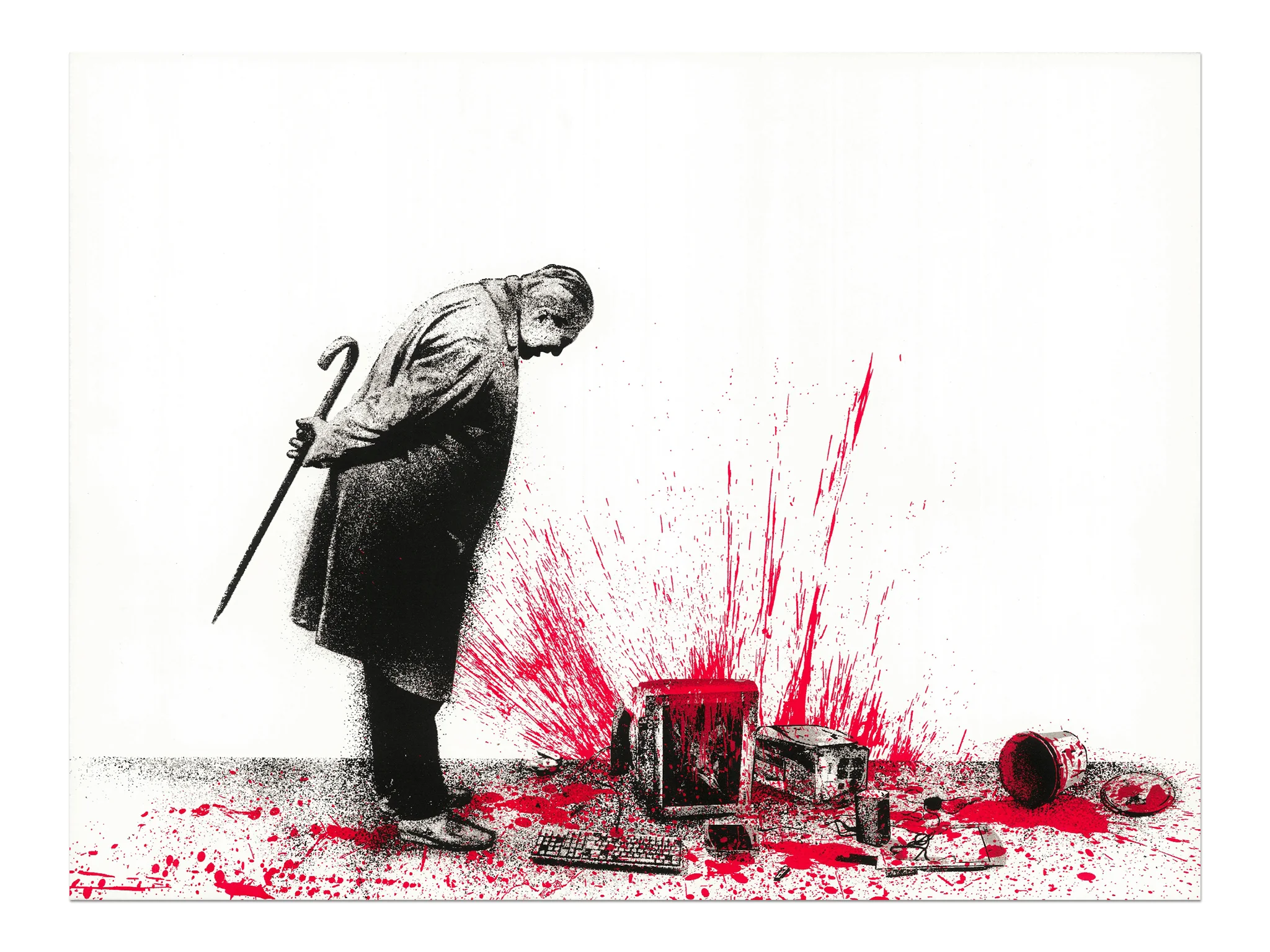 Mr. Brainwash — Glitch (Red)