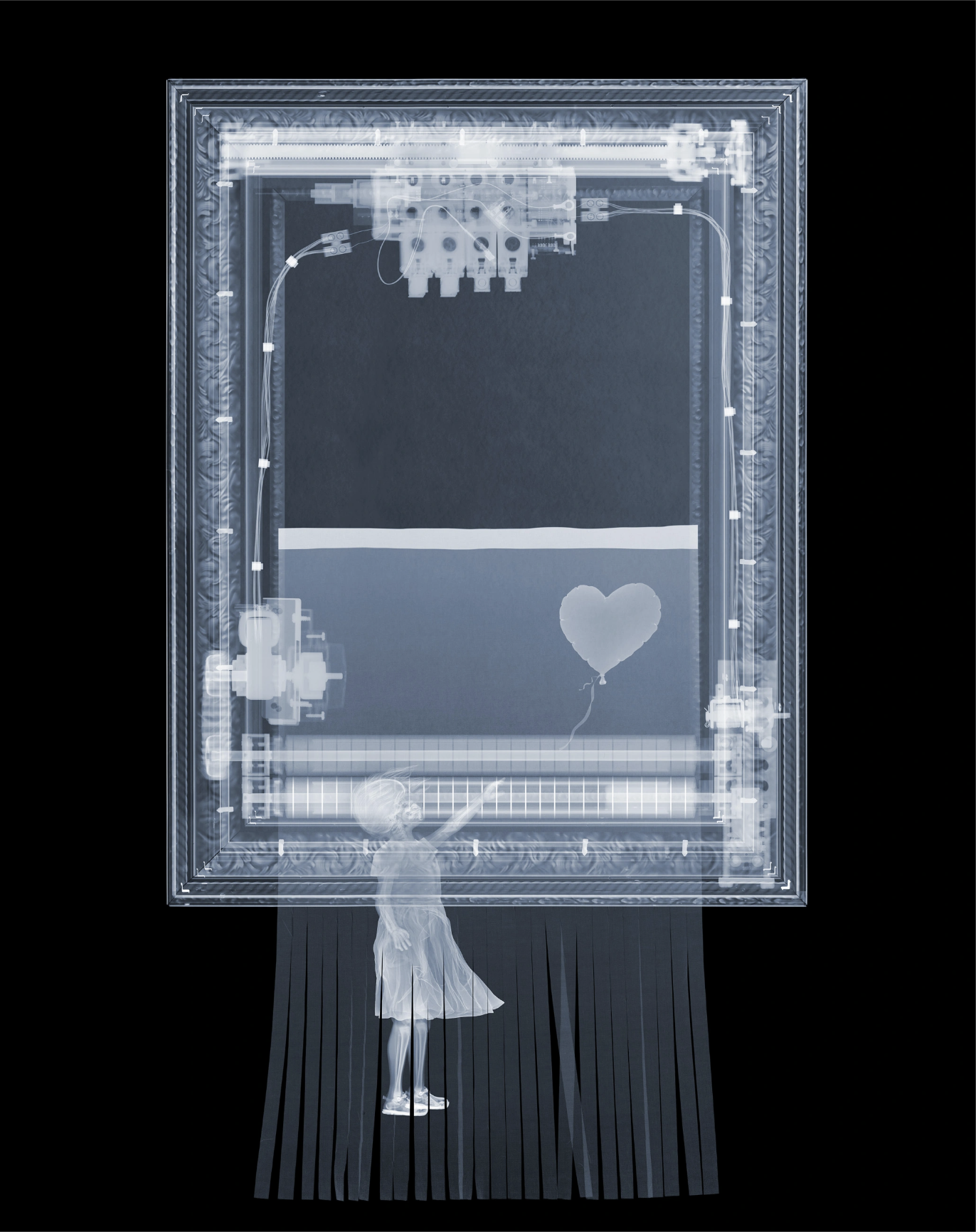 Nick Veasey, BanXsy After, Framed Chromaluxe