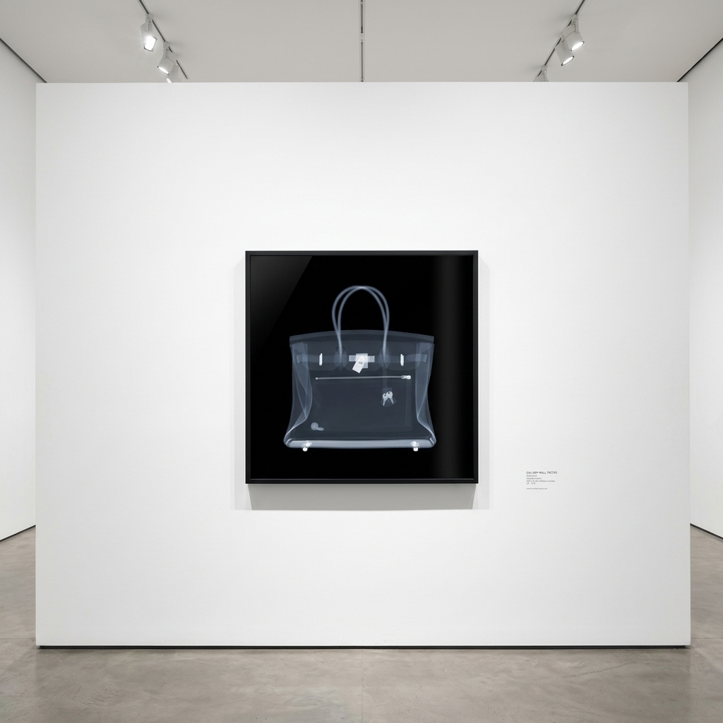 Nick Veasey, Hermes Birkin Bag, Framed Chromaluxe