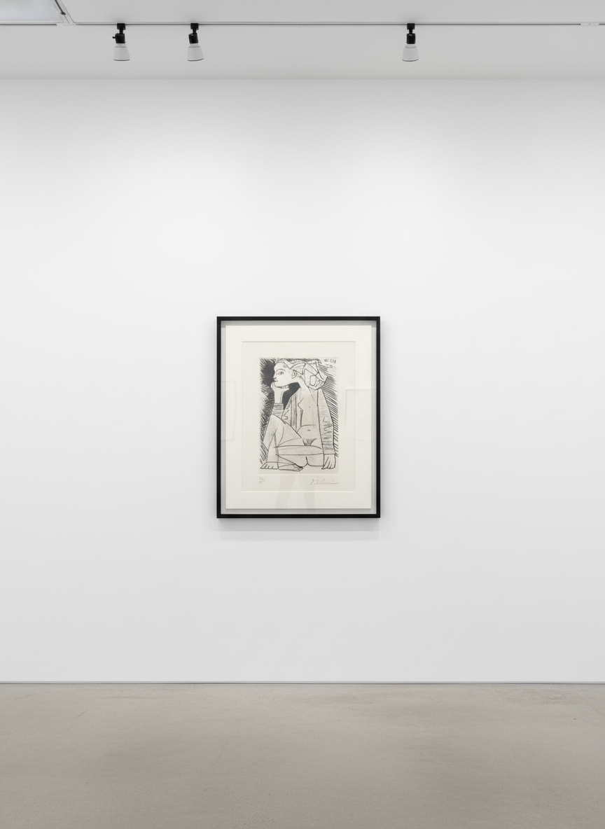 Femme Assise en Tailleur