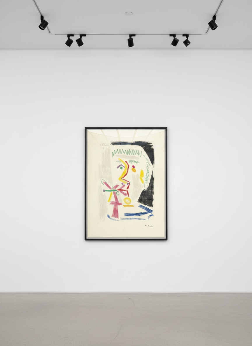 Fumeur A La Cigarette Verte Edition of 50 (1964) — Pablo Picasso