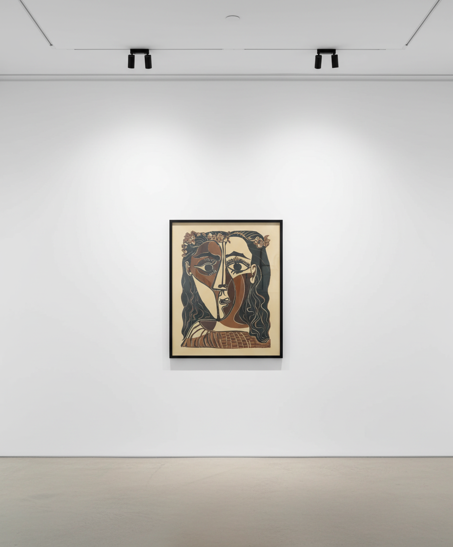 Petite Tête de Femme Couronnée