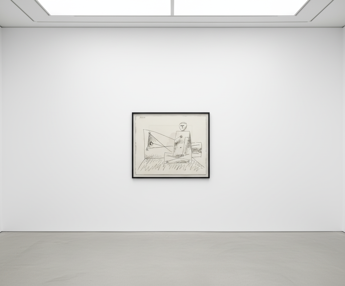 Reclining Man and Crouching Woman | Homme couché et femme accroupie