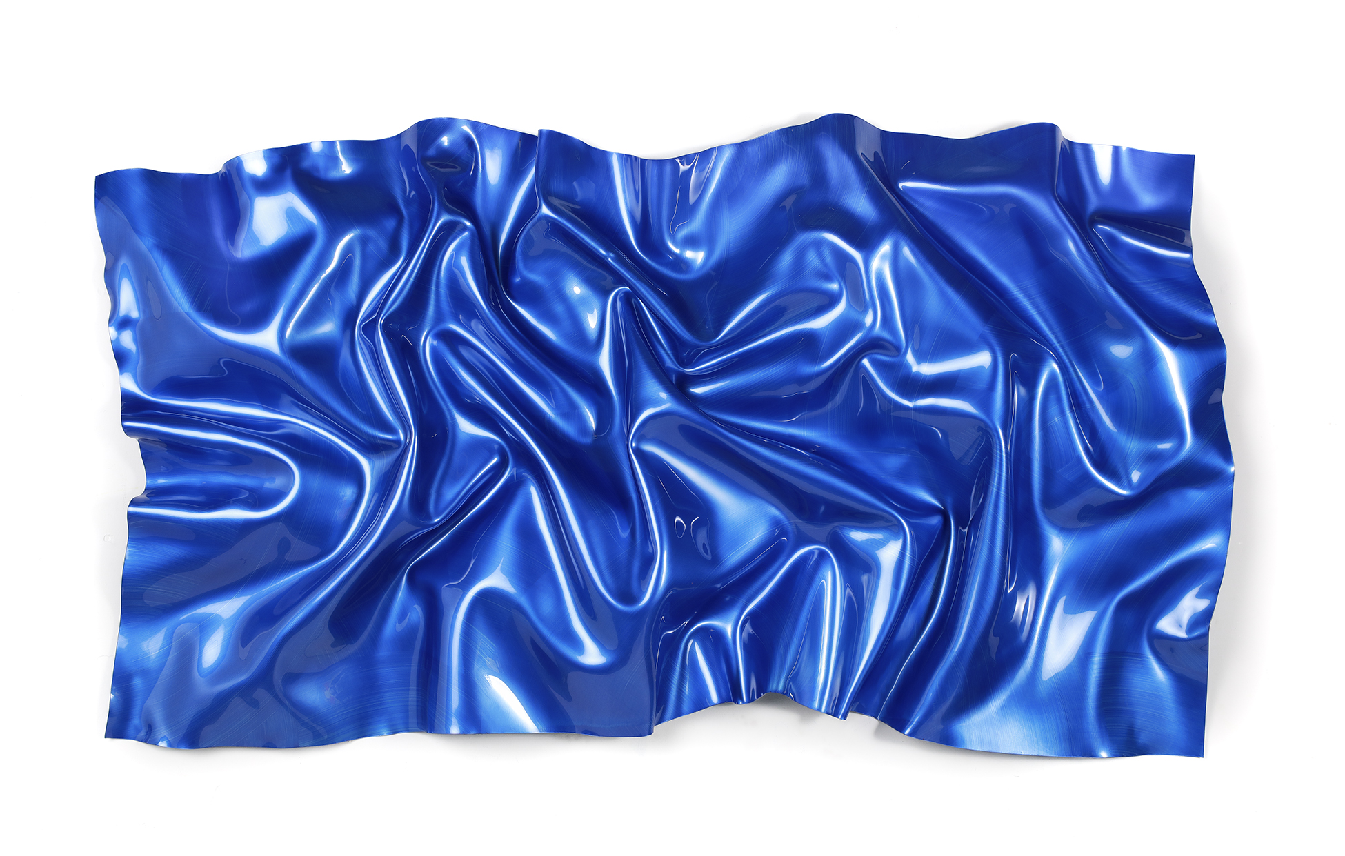 Paul Rousso - Ultramarine Scene^, 2026, Acrylic Paint on Hand-Sculpted Thermoplastic Polyester
