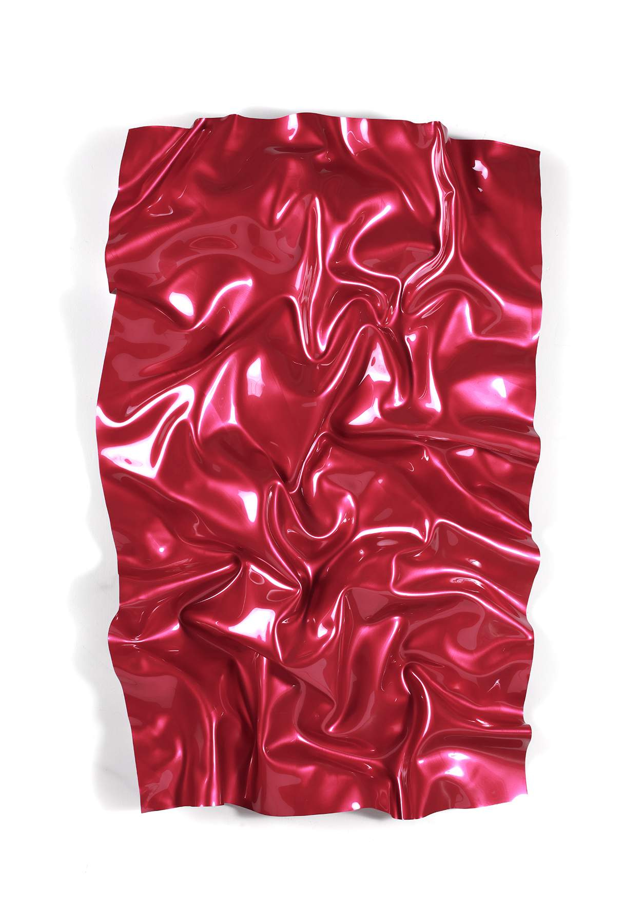 Paul Rousso - Wicked Red^, 2026, Acrylic Paint on Hand-Sculpted Thermoplastic Polyester