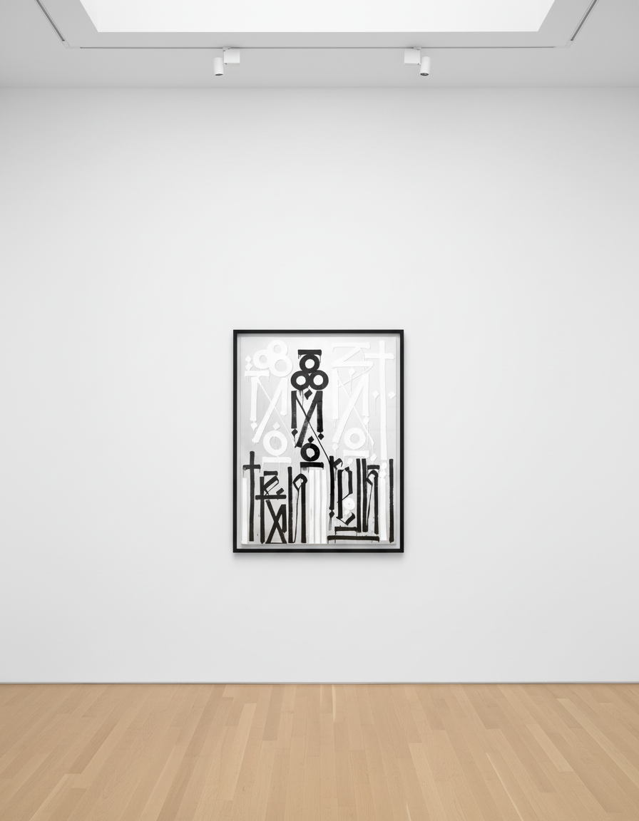 Retna - Eastern Realm (Gold), 2014, 8 color hand pulled serigraph