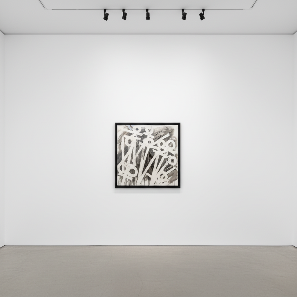 Retna - Study Of, 2017, Acrylic on canvas