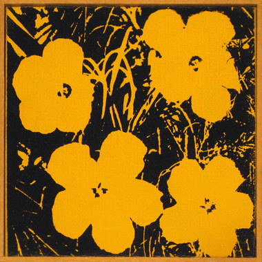 Andy Warhol Flowers (Yellow)