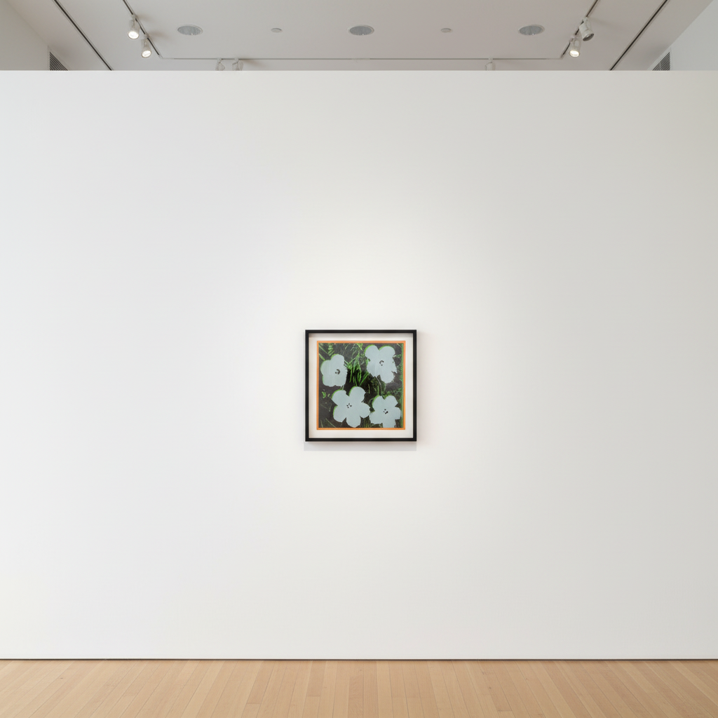 Warhol Flowers 1964 (Blue)