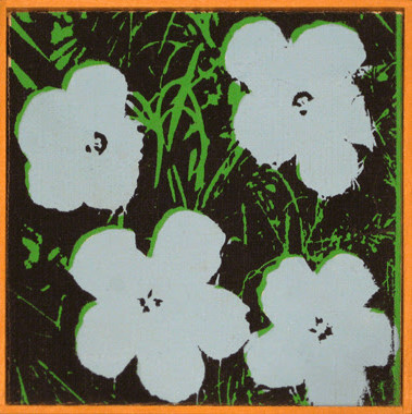 Warhol Flowers 1964 (Blue)