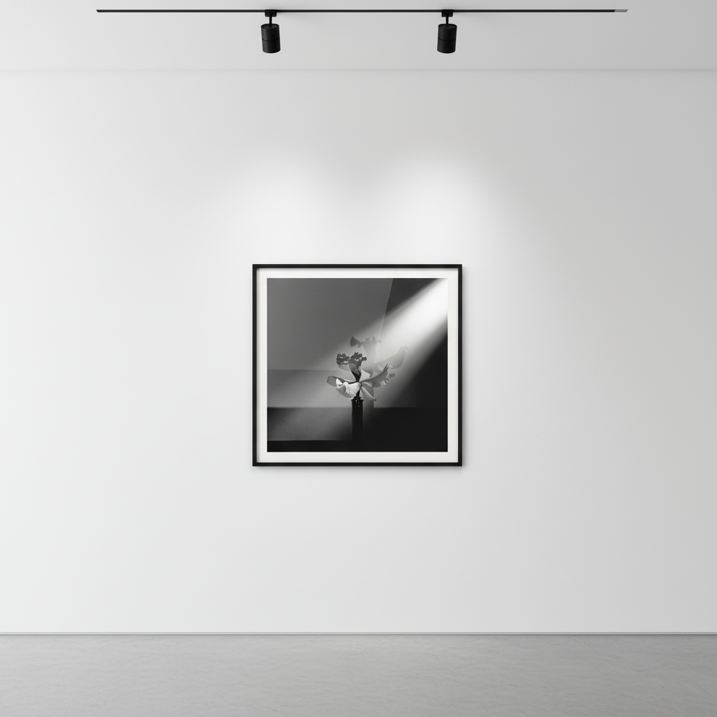 Robert Mapplethorpe - Orchid, 1977, Silver gelatin print