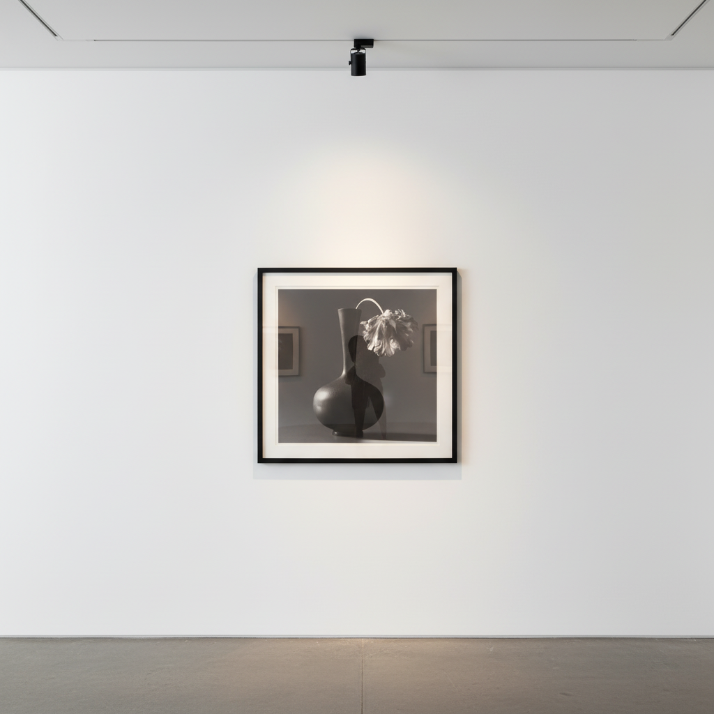 Parrot Tulip in Black Vase