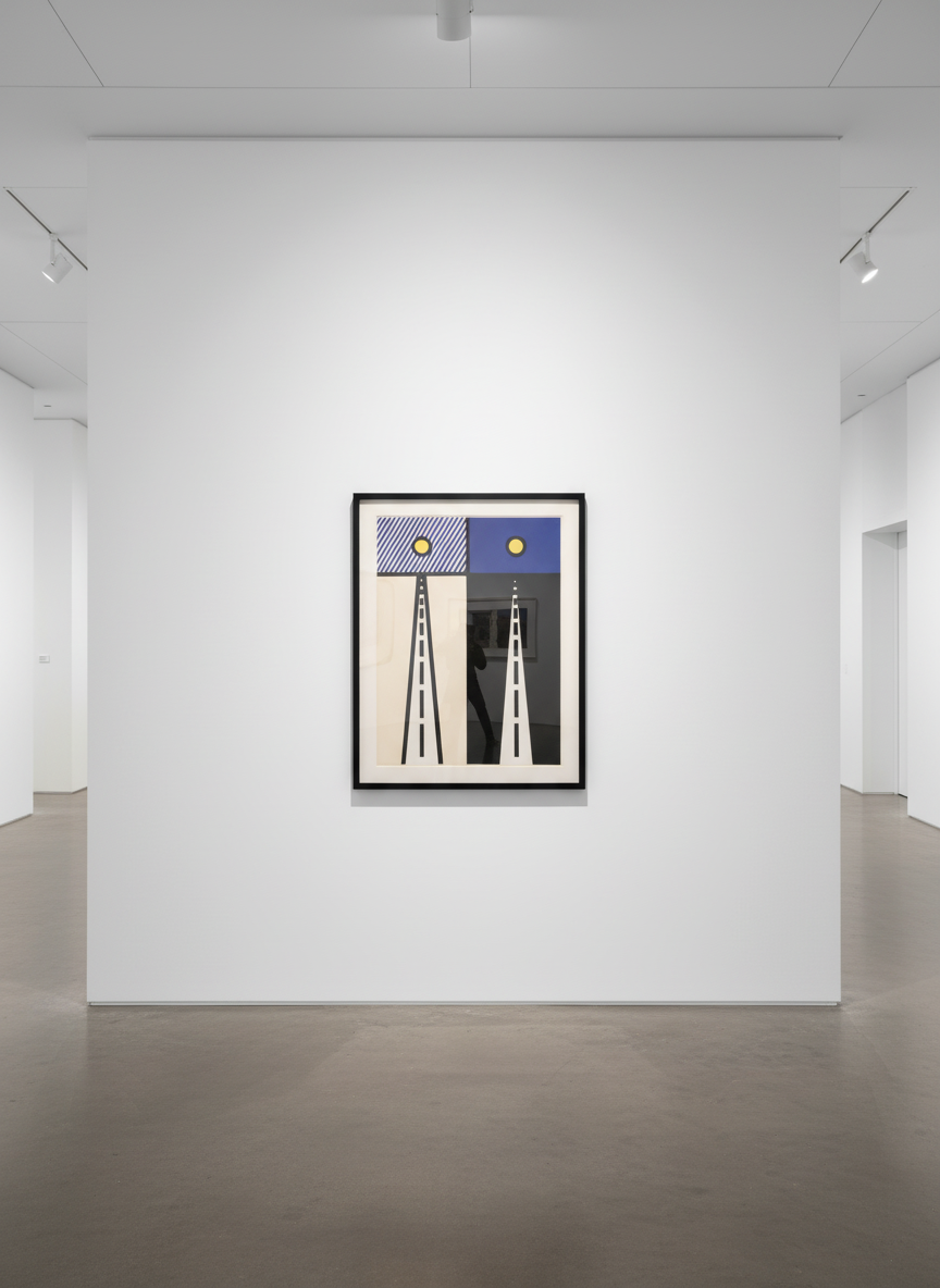 Roy Lichtenstein - Auto Poésie En Cavale De Bloomington (C. 268) , from La Nouvelle Chute De L'Amerique), 1992, Etching an...