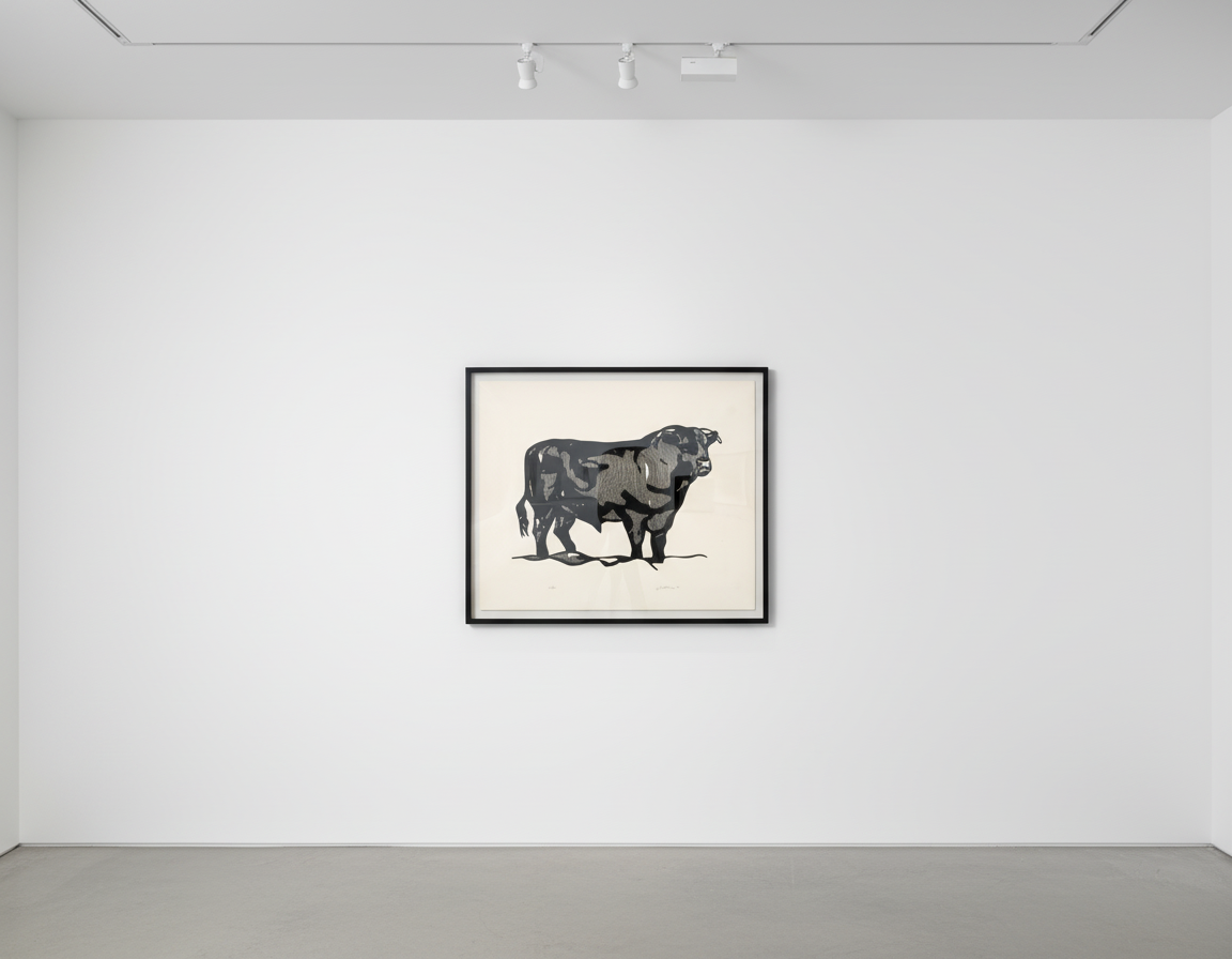 Roy Lichtenstein - Bull I (C. 116), 1973, Linocut on Arjomari paper
