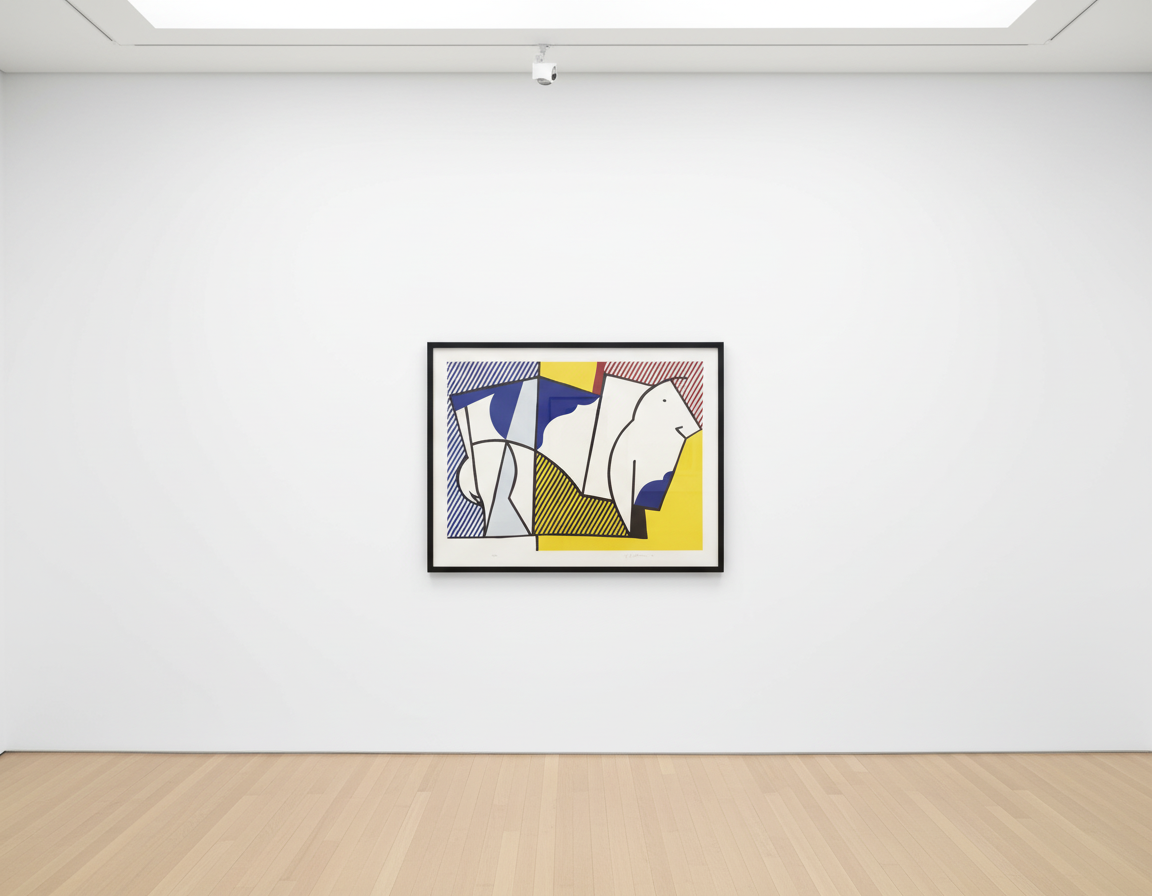 Roy Lichtenstein - Bull III (C. 111), 1973, Lithograph , screen print and line-cut on paper