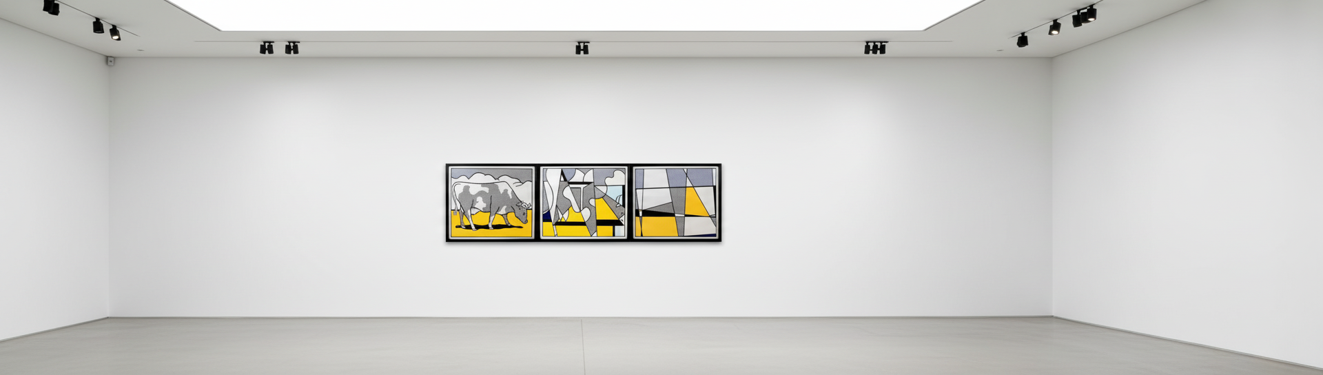 Roy Lichtenstein - Cow Going Abstract (C. App. 9), 1982, Screen print