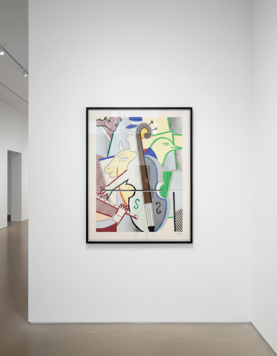 Roy Lichtenstein - Cubist Cello (C. 311), 1997/98, Screen print