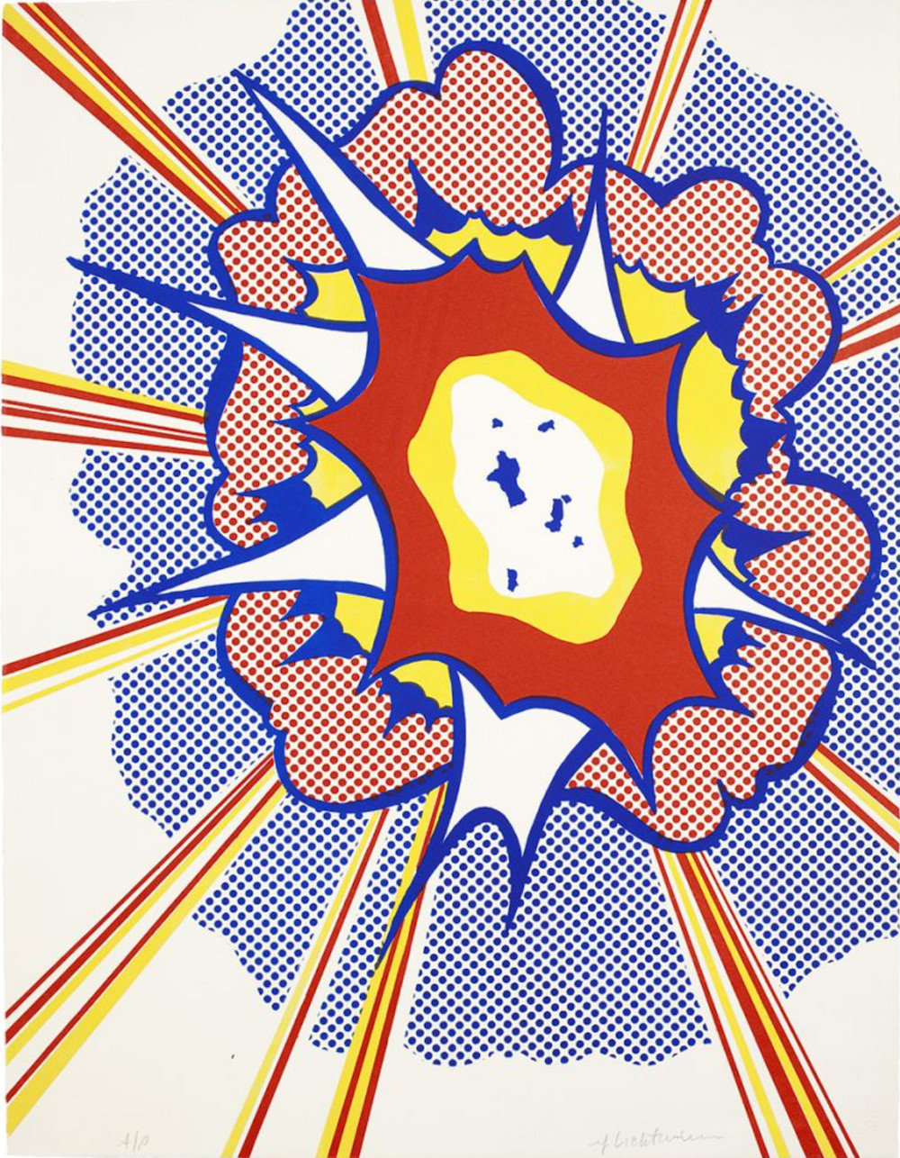 Roy Lichtenstein — Explosion (C. 49)