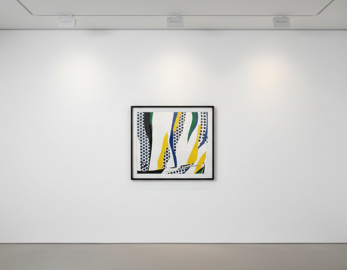 Roy Lichtenstein - Le Mans, 1981, Screen print