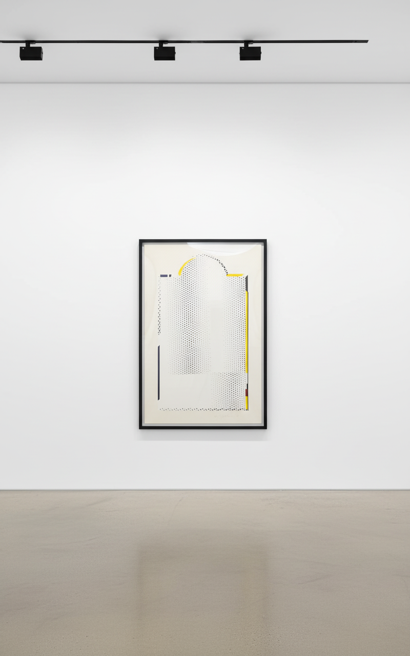 Roy Lichtenstein - Mirror #7 (C. 112), 1972, Lithograph and screen print in colors on Arjomari paper