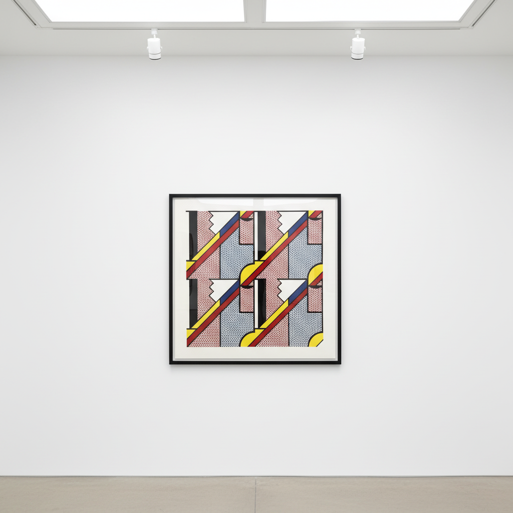 Roy Lichtenstein - Modern Print (C. 103), 1971, Screen print